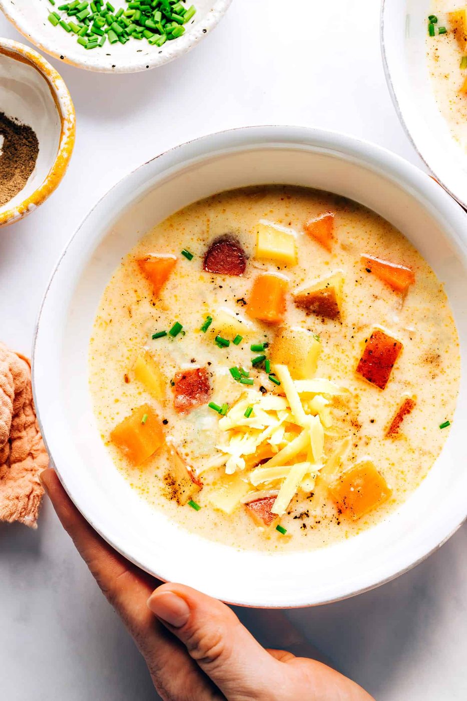 Homemade Three Potato Soup