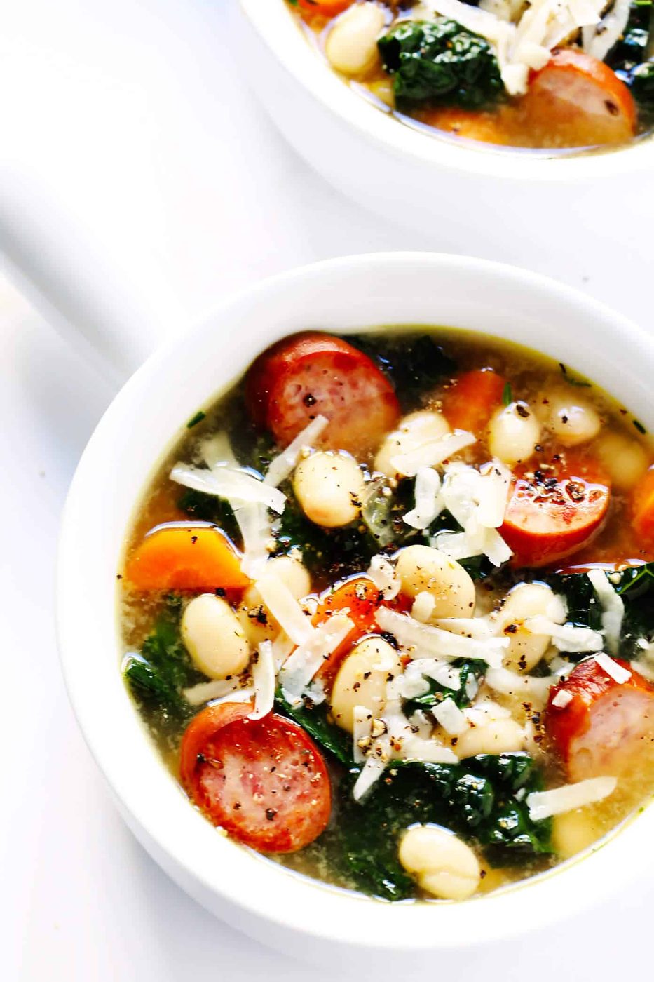 Tuscan White Bean, Sausage and Kale Soup