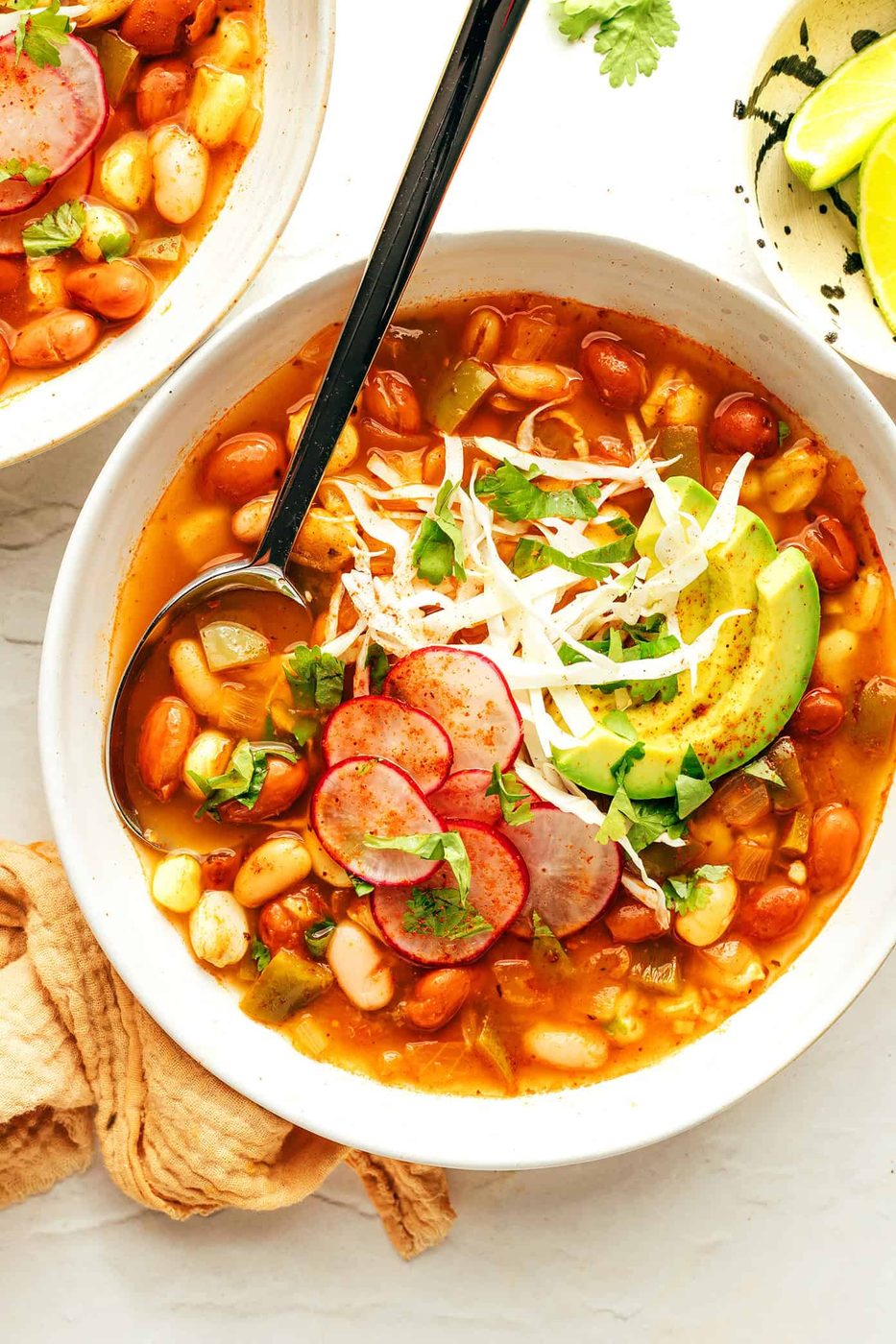 Vegetarian Pozole at home