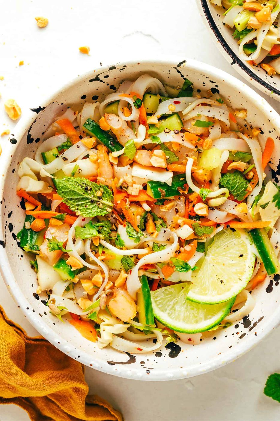 Homemade Vietnamese Spring Roll Salad
