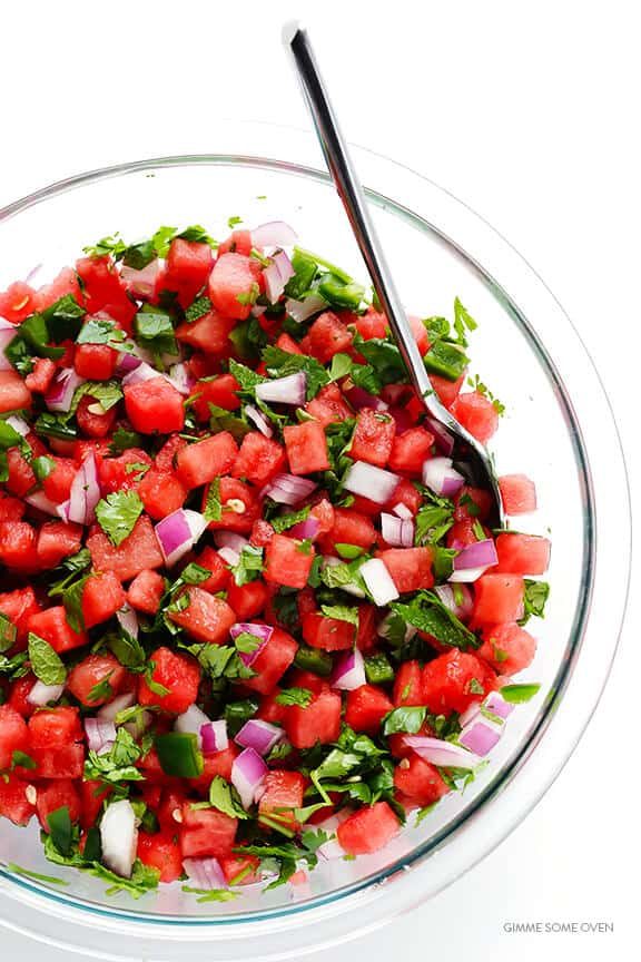 Homemade Watermelon Salsa