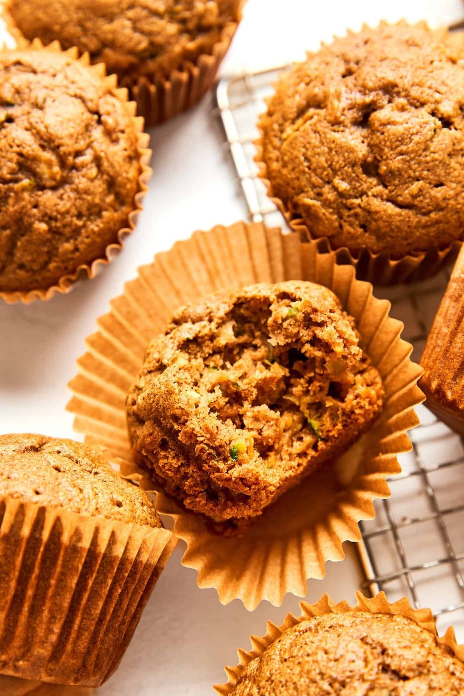 Homemade Zucchini Oat Muffins