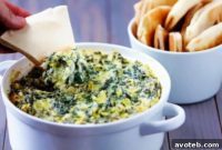 Warm & Cheesy Spinach Artichoke Bliss