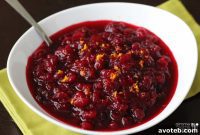 Lively Orange Bourbon Cranberry Sauce
