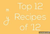 My Top 12 of 2012