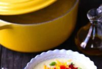 Earthy Potato Soup with Smoky Bacon and Truffle Oil