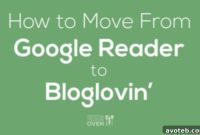 Your New Home for Feeds: Switching from Google Reader to Bloglovin