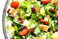 Loaded Chicken Bacon Avocado Chopped Salad