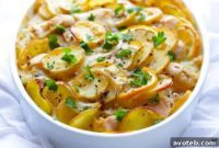 Zesty Lemon Chicken Potato Casserole