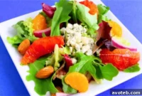 Vibrant Citrus Salad with Zesty Mandarin-Cider Dressing