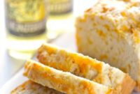 Golden Garlic Cheddar Beer Loaf