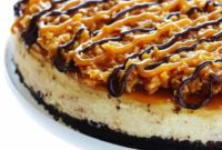 Samoan Caramel Coconut Cheesecake