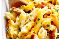Creamy Chicken Ziti Bake