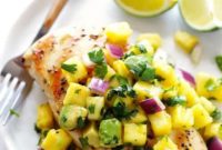 Island Grilled Chicken with Pineapple Avocado Salsa