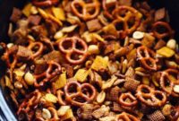 Effortless Slow Cooker Party Mix