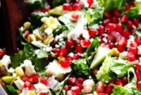 Jeweled Pomegranate Pear and Avocado Salad
