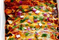 Smoky Fiesta Chicken Enchiladas