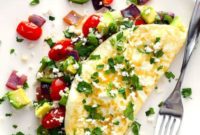 Zesty Mexican Egg White Omelet