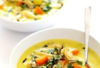 Golden Chicken Wild Rice Curry Soup
