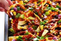 Loaded Chicken Enchilada Nachos