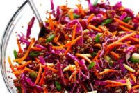 Vibrant Sesame Quinoa Slaw