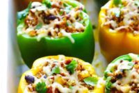 Effortless 5-Ingredient Mexican Quinoa Stuffed Peppers