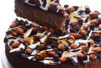 Velvet Almond Chocolate Cheesecake
