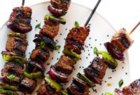 Sizzling Steak and Pepper Skewers
