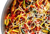 Zucchini Noodles with Hearty Marinara