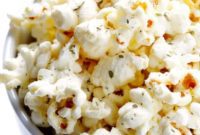 Mediterranean Parmesan Popcorn