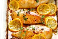 Golden Lemon Chicken Bake