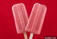 Zesty Strawberry Lime Yogurt Pops