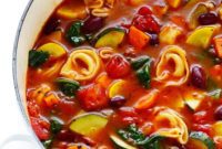 Comforting Tortellini Minestrone