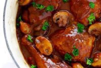 Burgundy Braised Chicken Feast
