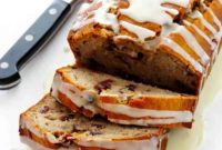 Zesty Cranberry Orange Banana Bread