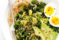 Savory Breakfast Hummus Bowls