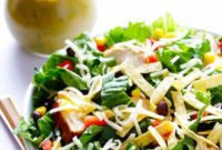 Vibrant Santa Fe Salad with Tangy Peanut-Lime Vinaigrette