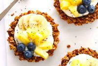 Crunchy Granola Tartlets