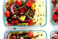 Roasted Italian Sausage and Veggie Bowls