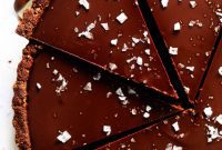 Decadent Sea Salt Dark Chocolate Tart