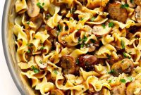 Creamy Mushroom Stroganoff