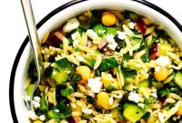 Garden Fresh Lemon Orzo Salad