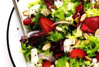 Burrata’s Strawberry Bliss with Basil Vinaigrette