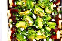Golden Roasted Cauliflower Enchiladas