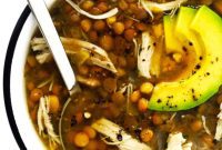 Hearty Mexican Chicken Lentil Stew