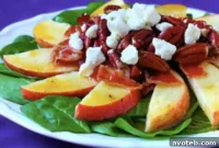 Crisp Apple Bacon Spinach Salad