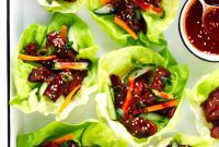 Fiery Gochujang Lettuce Cups