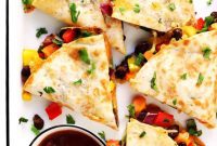 Quick Garden Veggie Quesadillas