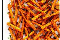 Golden Sweet Potato Oven Fries