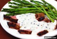 Peppercorn Cream Flank Steak